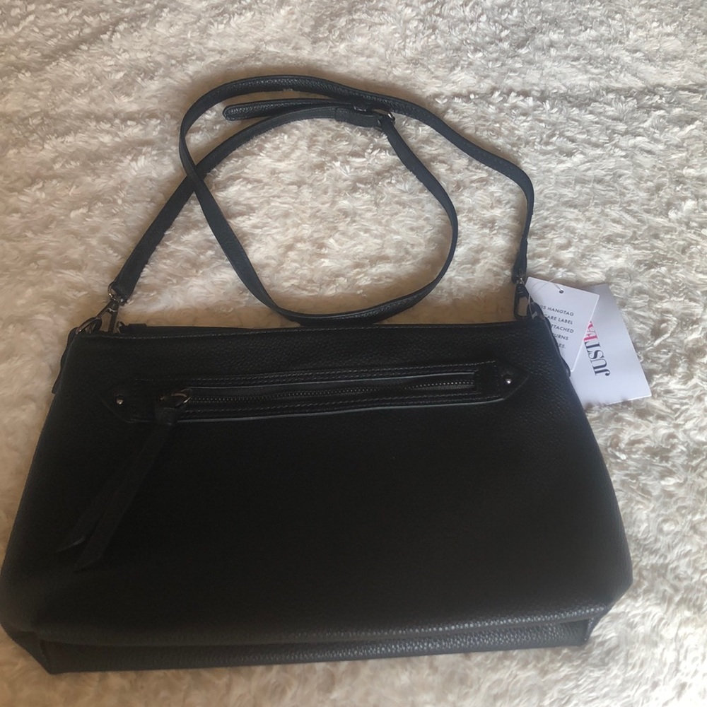 NWT black Just Fab purse
